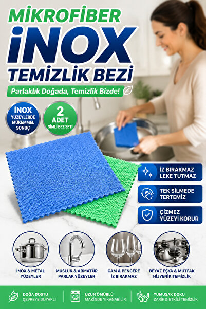 mycleanvibe Microfiber Inox Cleaning Cloth (Silvery)