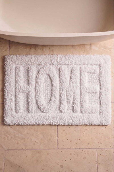 Perotti Covoraș de baie și ușă Tafting Cream Home, în relief, 40x60 cm