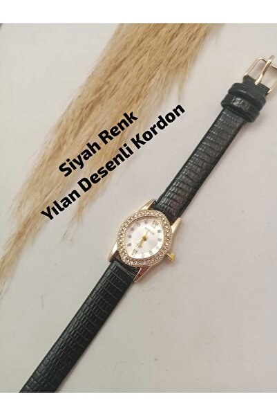 Brality Retro Design Model Women's Wristwatch, Gold Color Case, White Color D...