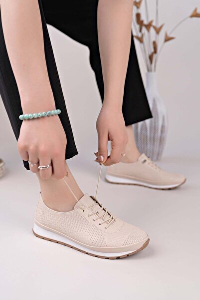 Nesil Shoes Sdf 701-4 Genuine Leather Women's Shoes