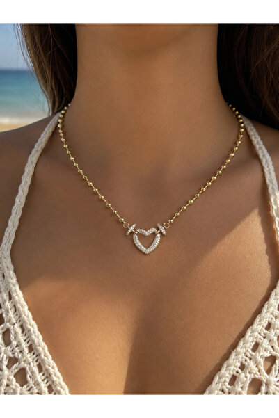 h&b design jewel Steel Heart Jewelry Model Necklace
