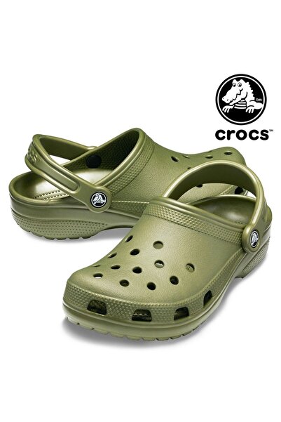 Crocs Κλασικές πράσινες παντόφλες Unisex
