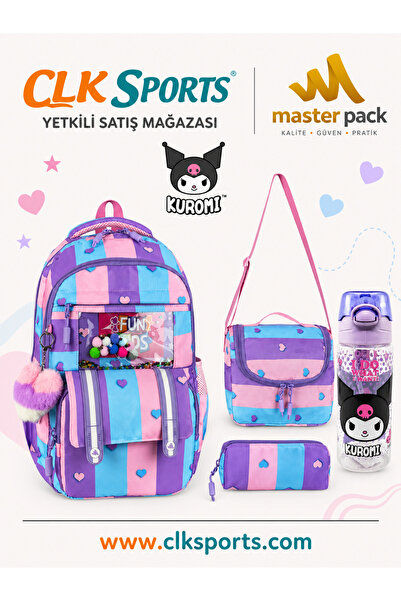 MASTER PACK Okul Çantası , Beslenme Çantası , Kalem Çantası , Anahtarlık ve S...