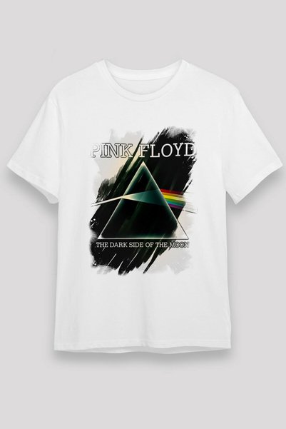 Adrift Pink Floyd Štampano unisex bela majica