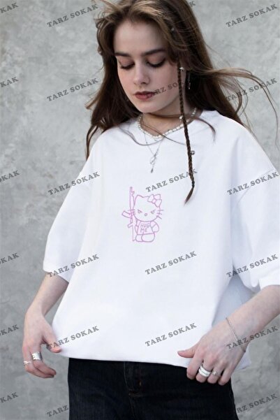Tarzsokak Unisex ružičasta majica Hug Me Hello Kitty