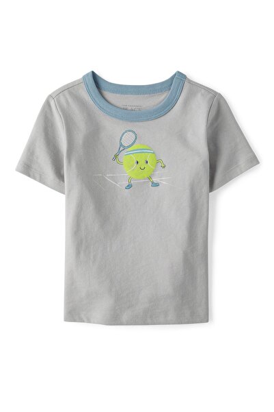The Children's Place Baby And Toddler Boys Tennis Graphic Ringer Tee