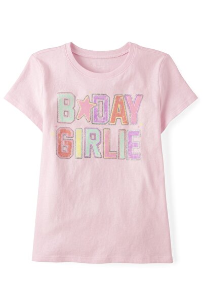 The Children's Place Girls B-Day Girlie Graphic Tee