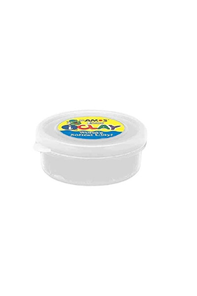 Amos Plastilina iClay Amos, 18g/cutie, alb