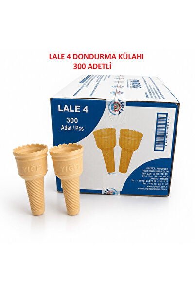Yiğit LALE 4 Dondurma Külahı 300 Adetli