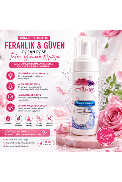 gamzebaykarabeauty Ocean Rose Intım Wash - Hassas Bölge Temizleyici, Gün Boyu...