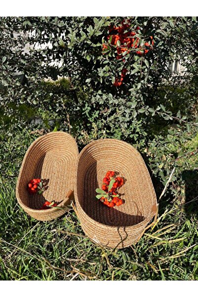 Namteks 30x19yükeklik 9- 27x17yükseklik 8- 2li sepet takım organize hediyelik...