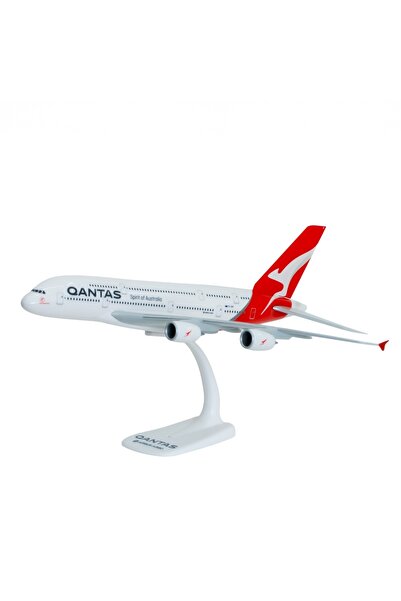 PPC Holland Μοντέλο αεροπλάνου Qantas Airbus A380-800, πλαστικό, 36,5 cm, κλί...