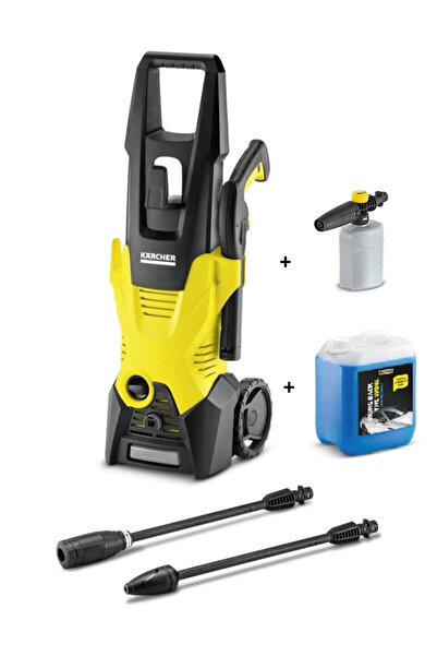 Karcher K3 Oto Yıkama Makinası Yüksek Basınçlı Yıkama Makinesi + 5lt deterjan...