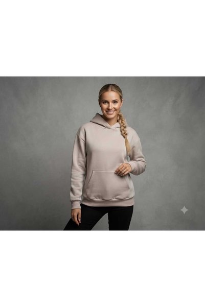 Hilal Akıncı Kids Kadın-Erkek 2 İplik Dokuma Kumaş Oversize Sweatshirt