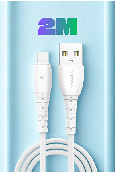 Torima TCB-02 2M 3A USB Type-C Hızlı Sarj ve Data Kablosu