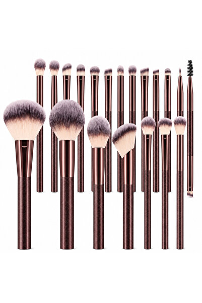 Arabest 20Pcs Professional Makeup Brush Set, Dark Burgundy Handles, for Face ...