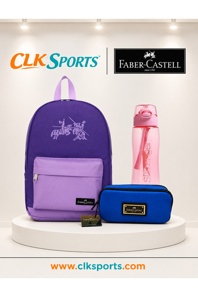 Faber Castell Sırt Çantası , Lisanslı Kalem Çantası - Lisanslı Suluk Matara H...