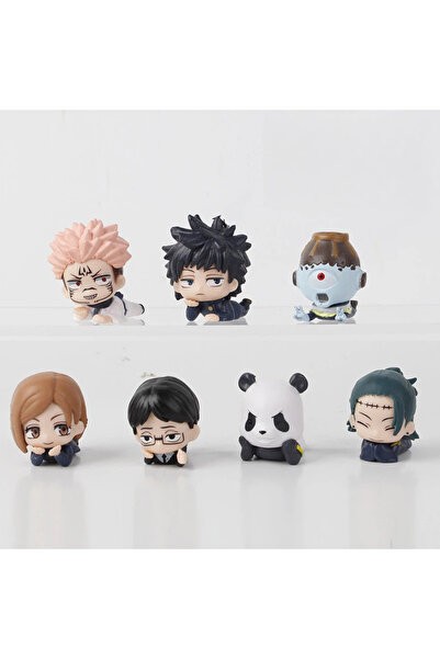 Choice3 Bandai in bags 7 pcs New Anime Kaisen Figure Q Version Gojo Satoru It...