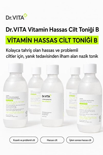 [DAYCELL] Dr.VITA⁺ Dr.VITA Sensitive Skin Toner B - Sebum Dengeleyici Tonik 250 ml