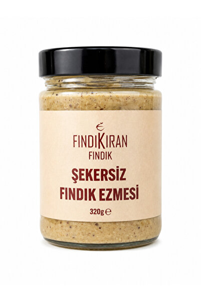Fındıkıran Şekersiz Fındık Ezmesi, %100 Fındık, Katkısız, Koruyucusuz, 320gr