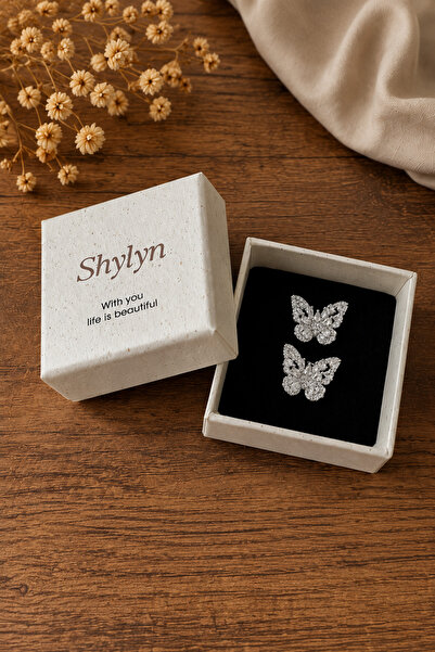 Shylyn Shine 01 – ( Kulaklık Değildir ) 2’li Platin Kaplama Süs Klipsi