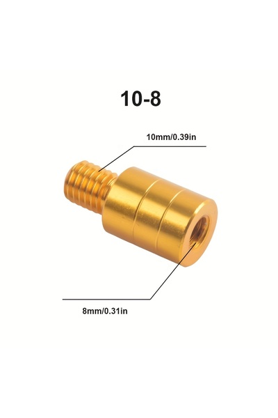 Choice 10-8 Fishing Net Rod Pod Connector M6/M8/M10/M12 Screw Net Head Adapte...