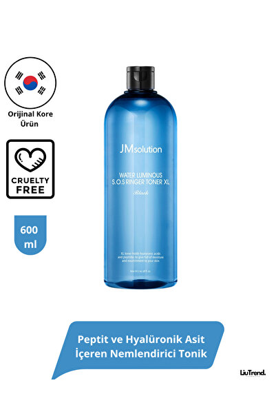 JMsolution Water Luminous SOS Ringer Toner XL 600 ml Peptit ve Hyalüronik Asi...