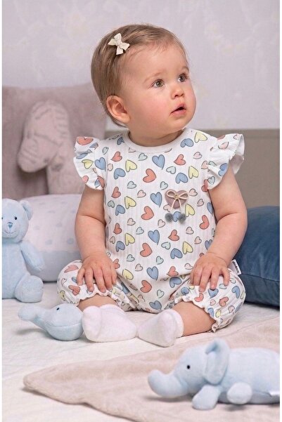 mandalinsbaby بذلة للفتيات الصغيرات على شكل قلب