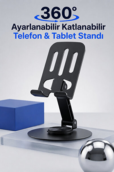 ArmoniaVital 360° Ayarlanabilir Katlanabilir Telefon & Tablet Standı – Yüksek...