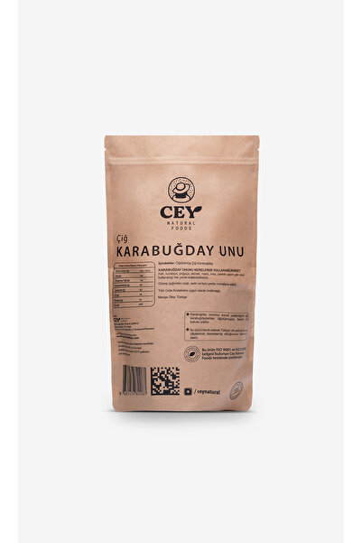 Cey Natural Foods Karabuğday Unu – Yerli Glutensiz Greçka Unu (500 g)