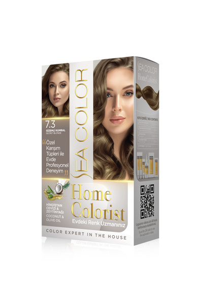 Sea Color Home Colorist Set Saç Boyası 7.3 Gizemli Kumral