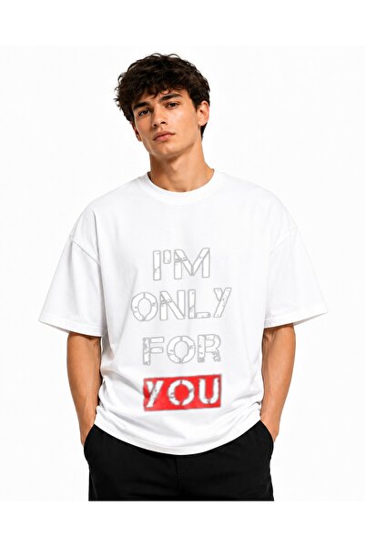 Inscriptie Tricou Unisex Bumbac Premium Casual " Sunt doar pentru tine "