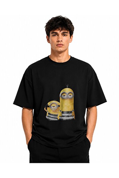 Inscriptie Unisex Premium Cotton Casual T-Shirt "Kevin minions"