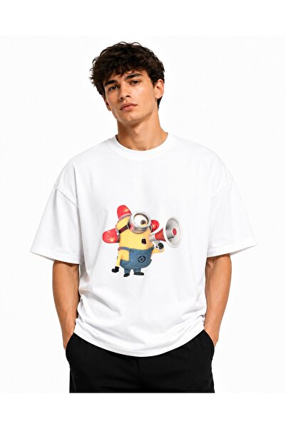 Inscriptie Tricou Unisex Bumbac Premium Casual " Minion bee doo "