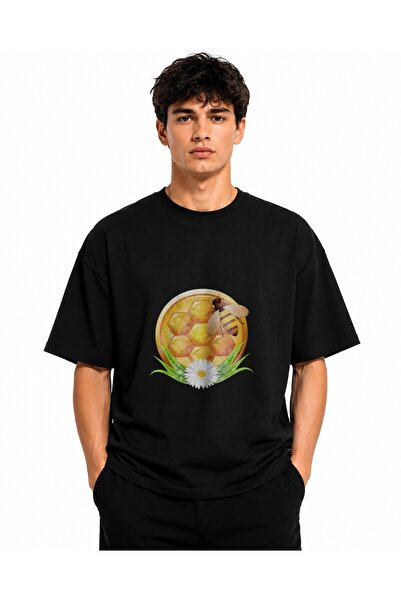Inscriptie Tricou Unisex Bumbac Premium Casual " Honey bee egg "