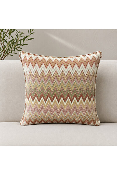 Fabricland Dokuma Chevron Serisi Yastık Kılıfı - Miss105 - 43x43 Ölçü