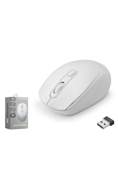 HADRON Q220W Kablosuz Mouse 1600 DPI Beyaz
