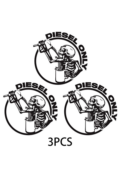 Choice Style7 Pickup Truck 13.5*13.5cm Off-Road Truck Skull Fuel Cap Stickers...