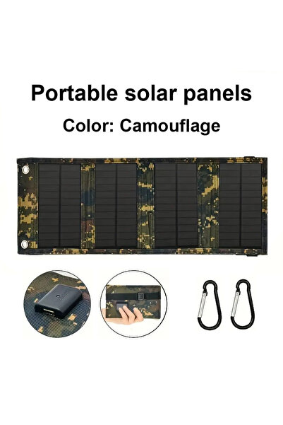 Choice 20W army green LEAORLD 20W Solar Panel Charger, Foldable Solar Panel F...