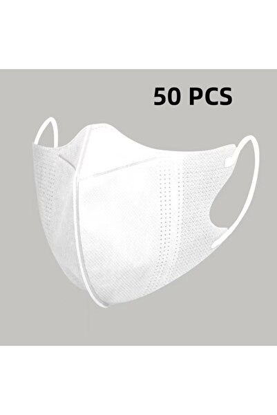 Choice11 50pcs white 10/100Pcs 3D Protective Masks Efficient Protection Breat...