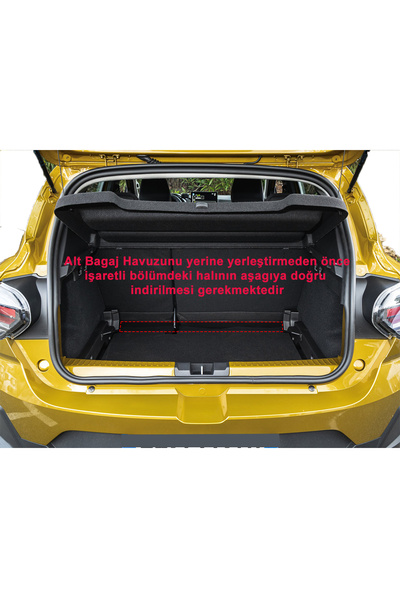 Bod Dacia Sandero/stepway Bagaj Havuzu 2021 Ve Sonrası Alt