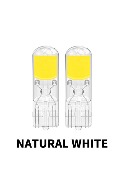 Choice7 مصابيح LED بيضاء طبيعية T10 عدد 2، مصابيح قراءة T10 W5W 194 T15 W16W،...