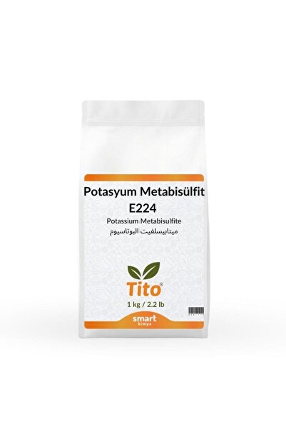 tito Potasyum Metabisülfit E224 Gıda Tipi 1 kg