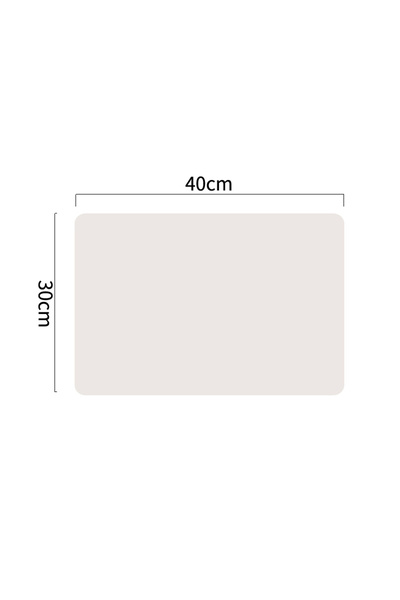 Choice6 1Pcs 40x30cm Light Grey 60/40cm Oversized Food Grade Silicone Waterpr...