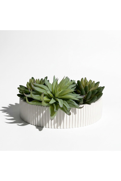 Lea Concept Luxepot Dekoratif Aranjman Beton Saksısı - El Yapımı