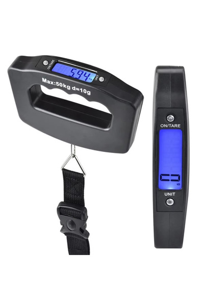 Choice 1pc 50kg Digital Luggage Scale Portable Suitcase Scale Handheld Electr...