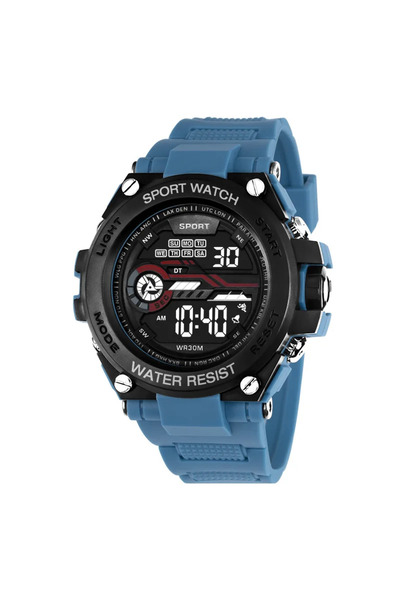 Choice Blue YIKAZE Men's Sports Watch Waterproof Man Sport Watches Multifucti...