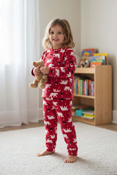 Fulla Moda Σετ παιδικές πιτζάμες Unisex με σχέδιο Polar Bear