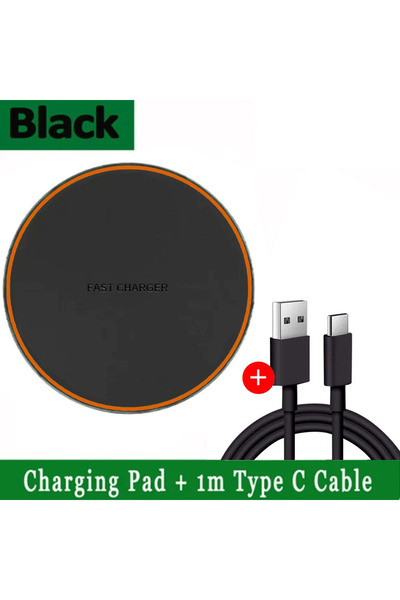 Choice Black with cable Wireless Charger for iPhone 17,16,15,14,13,12 Pro Max...