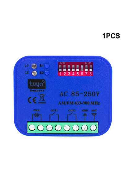 Choice1 AC 85-250V Wifi Tuya WIFI Garage RF Smart Receiver 300-900MHz 433.92 ...